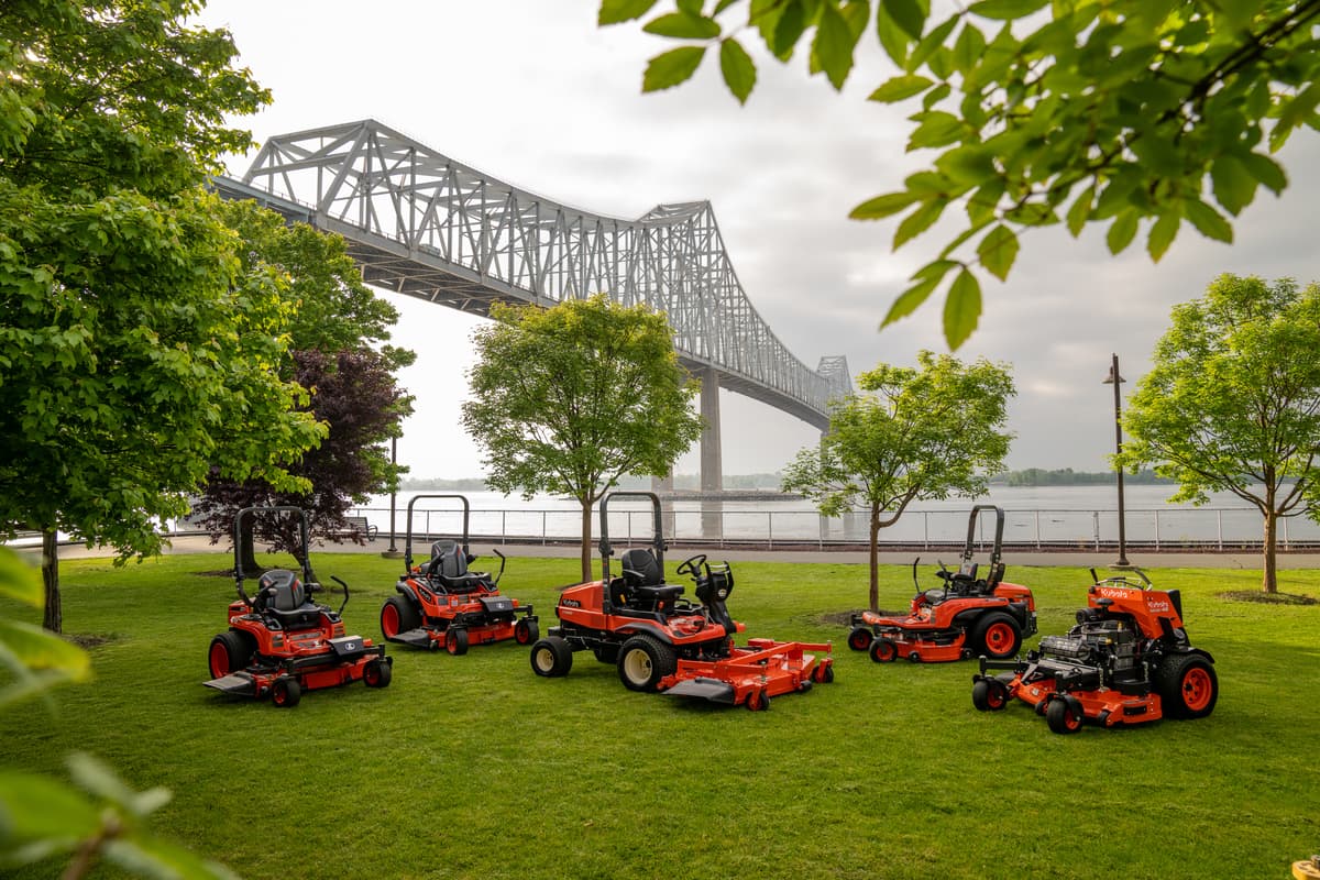 Kubota mower lineup